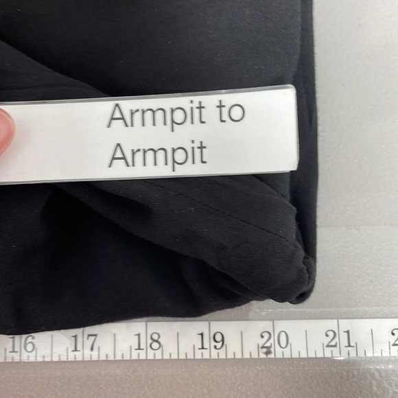 Just Female Blazer Suit Jacket Black Zip Pockets Size Large - Picture 11 of 12